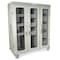 Harloff Triple Column Medical Storage Cabinet, Glass Doors, Key Lock MSPM83-00GK - alternate 1